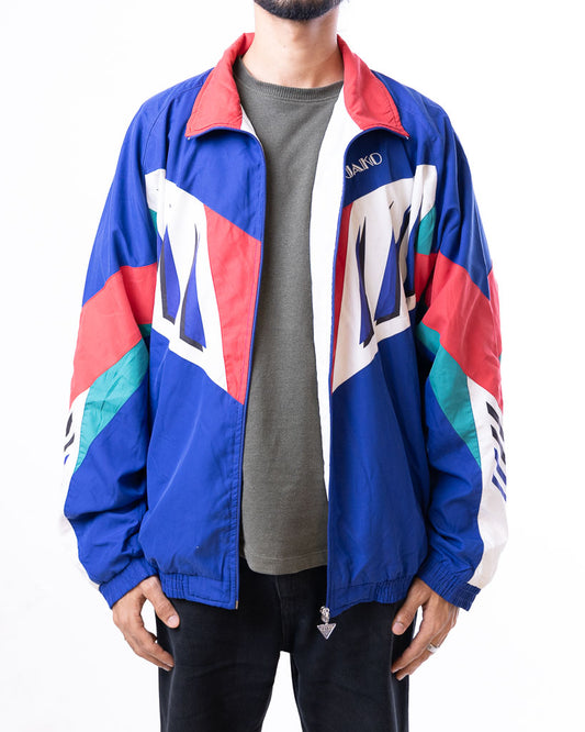 Vintage 90'S Jak'D Colorblock German Track Jacket