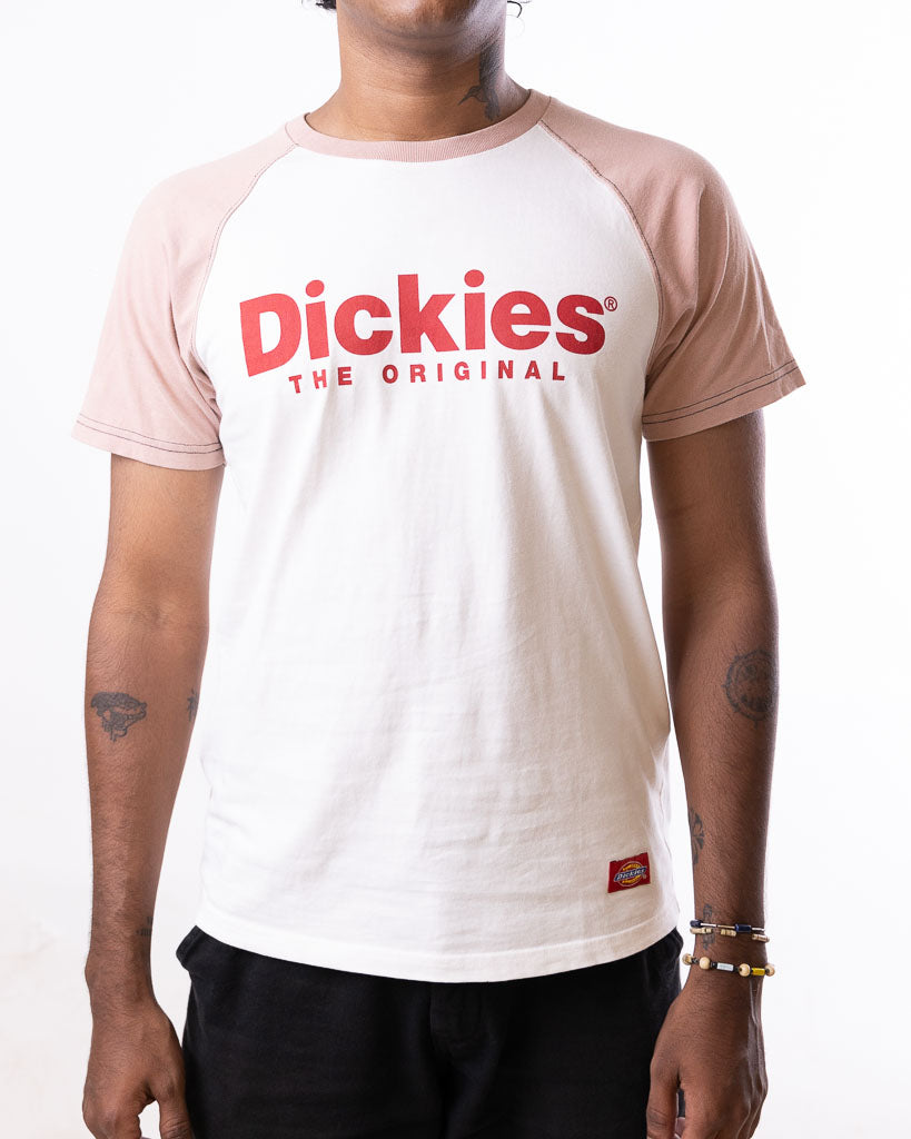 DICKIES WHITE RED LOGO TEE