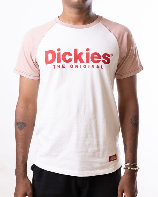 DICKIES WHITE RED LOGO TEE