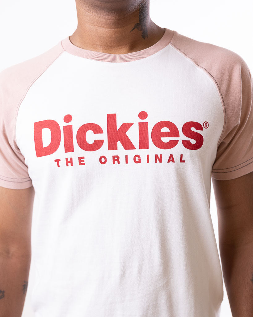 DICKIES WHITE RED LOGO TEE