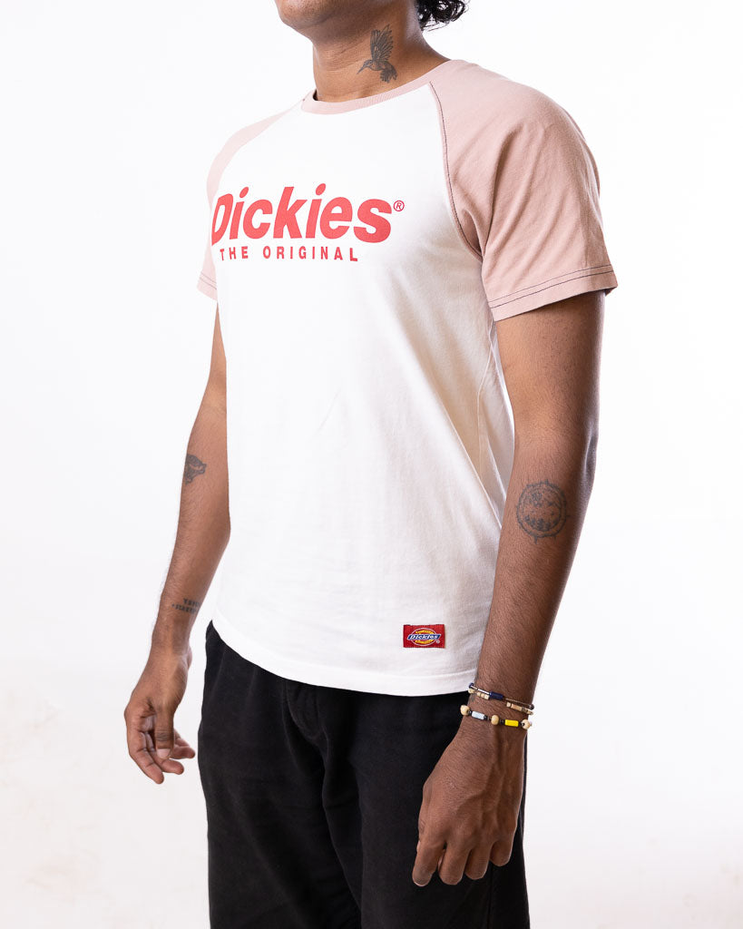 DICKIES WHITE RED LOGO TEE