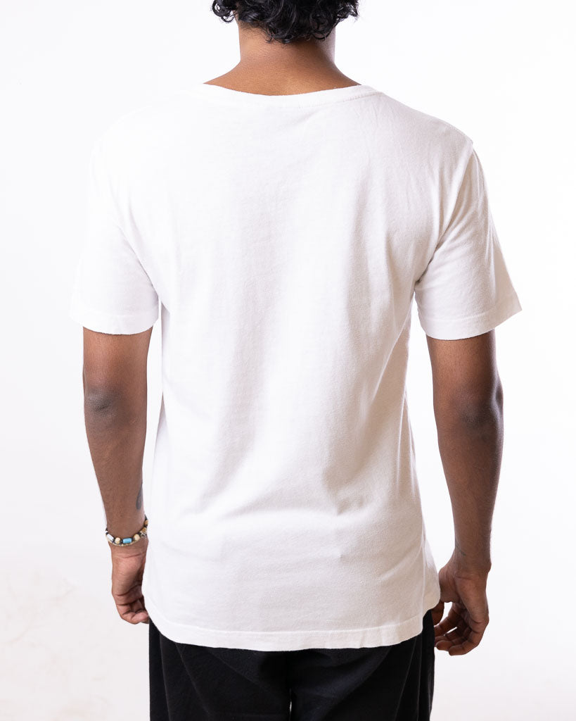 DICKIES SPLIT DOUBLE LOGO TEE WHITE