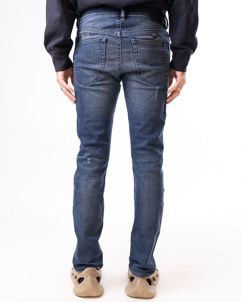 Diesel Distressed Regular Slim-Straight Fit Jeans