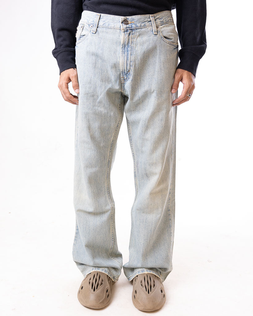 Vintage Levis 527 Bootcut Denim Bleached Blue