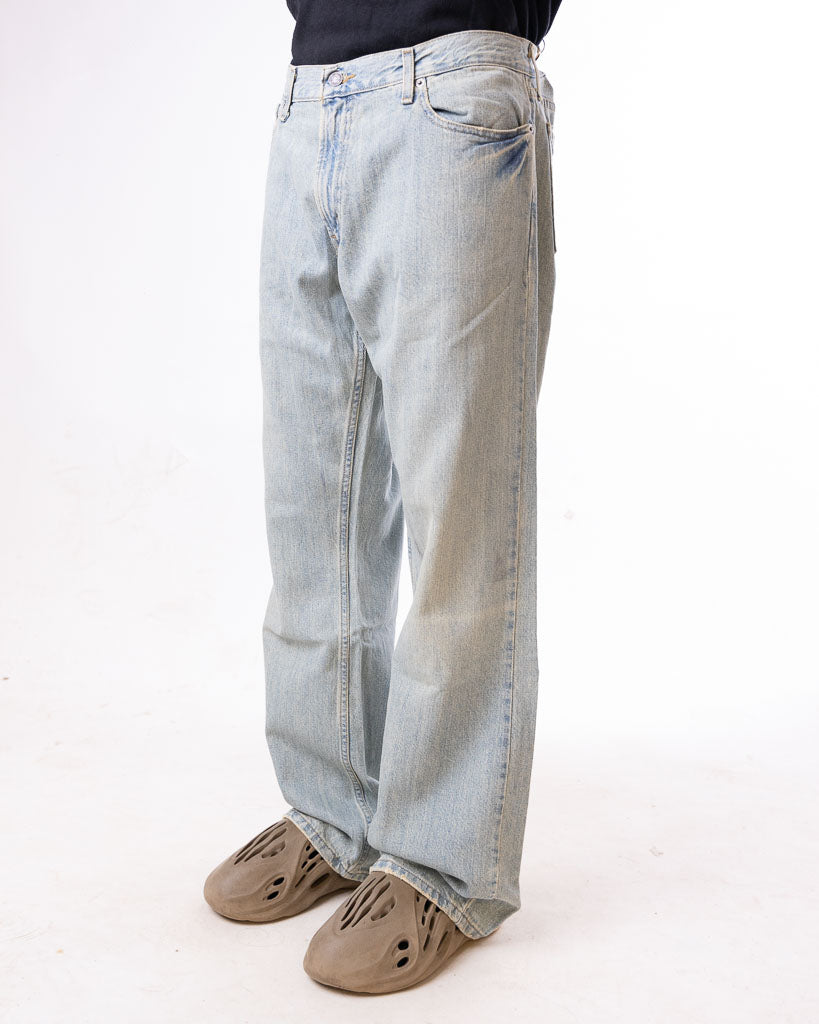 Vintage Levis 527 Bootcut Denim Bleached Blue