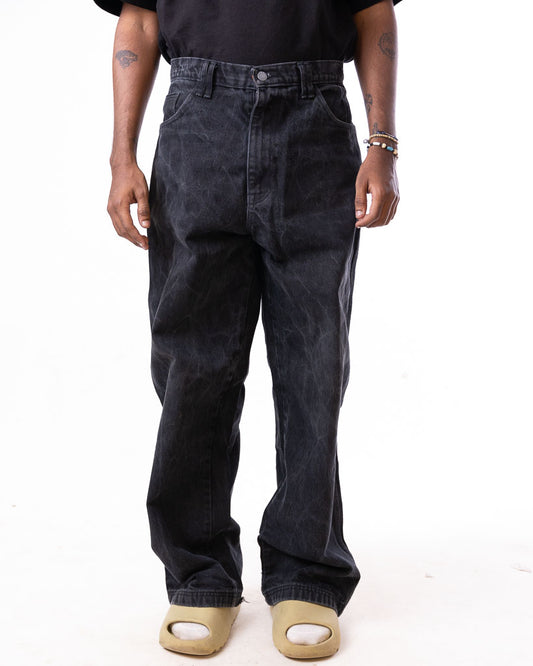 Vintage De La Soul Baggy Carpenter Pants Black