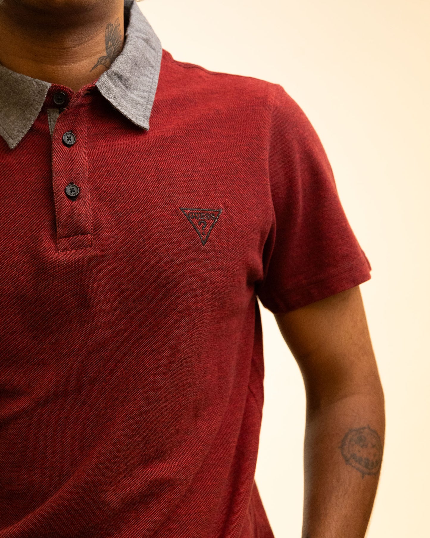 Guess Red Polo Shirt