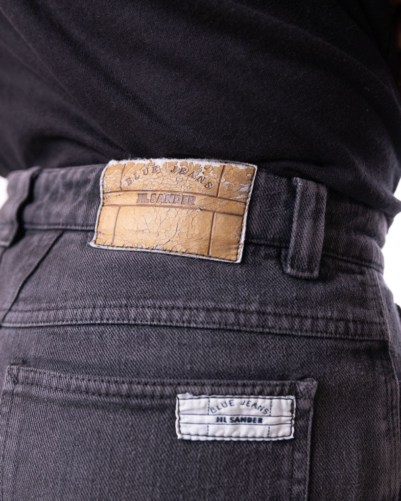 JIL SANDERS BLACK DENIM