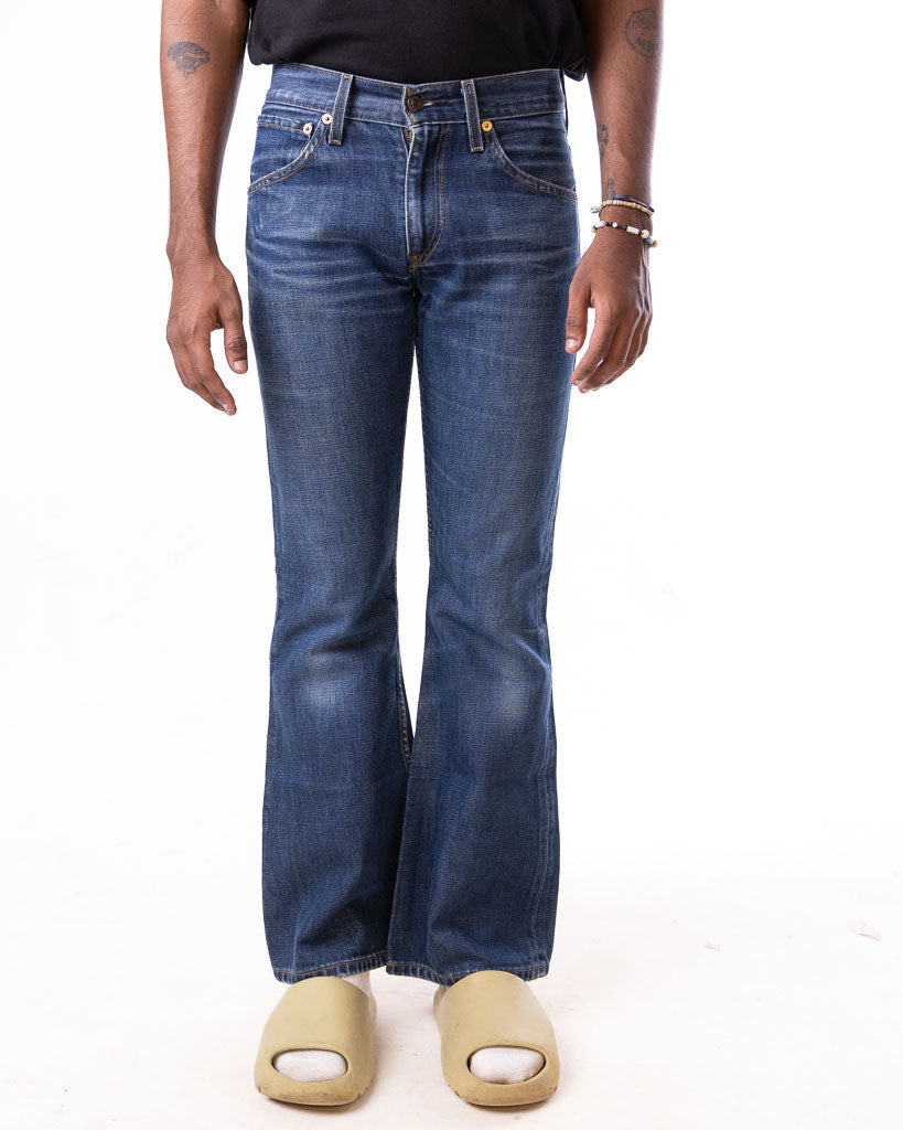 Vintage Levis 516 Bootcut Denim Dark Blue