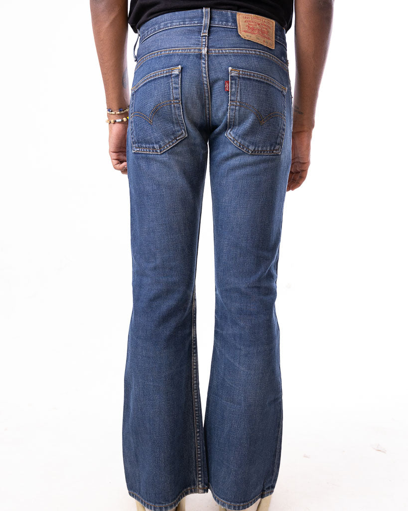 Vintage Levis 516 Bootcut Denim Dark Blue