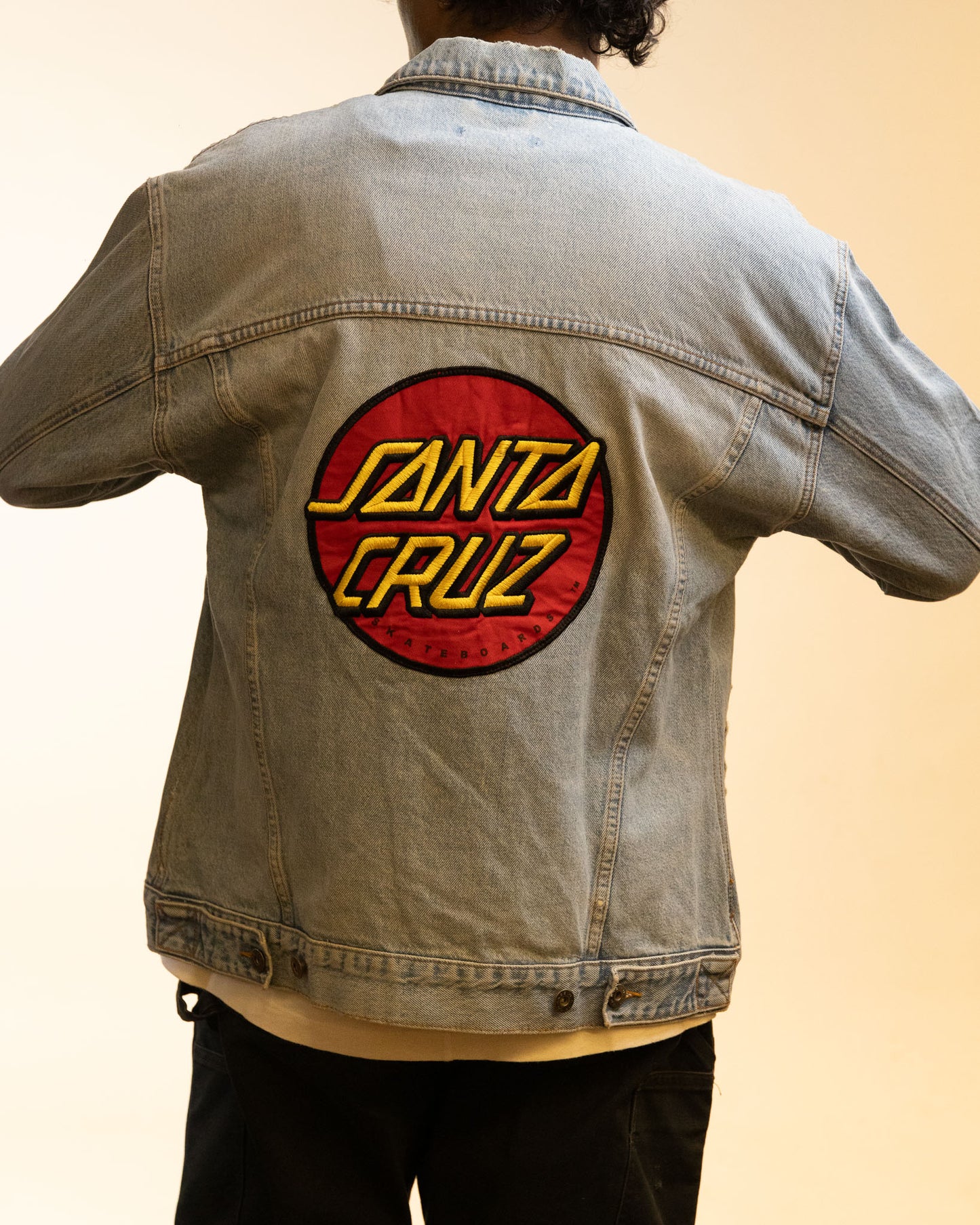 Santa Cruz Skateboards Patch Logo Denim Jacket