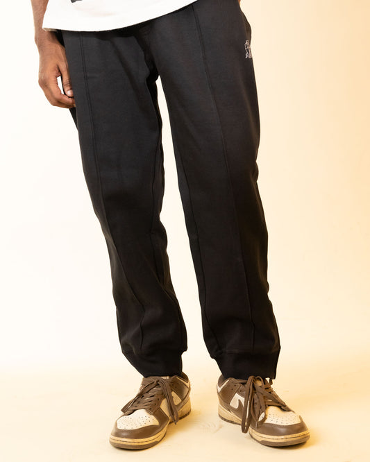 Brunello Cucinelli  Black Logo Print Joggers