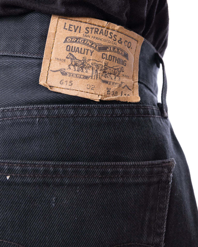 Vintage Levis 615 Orange Tab Denim Black