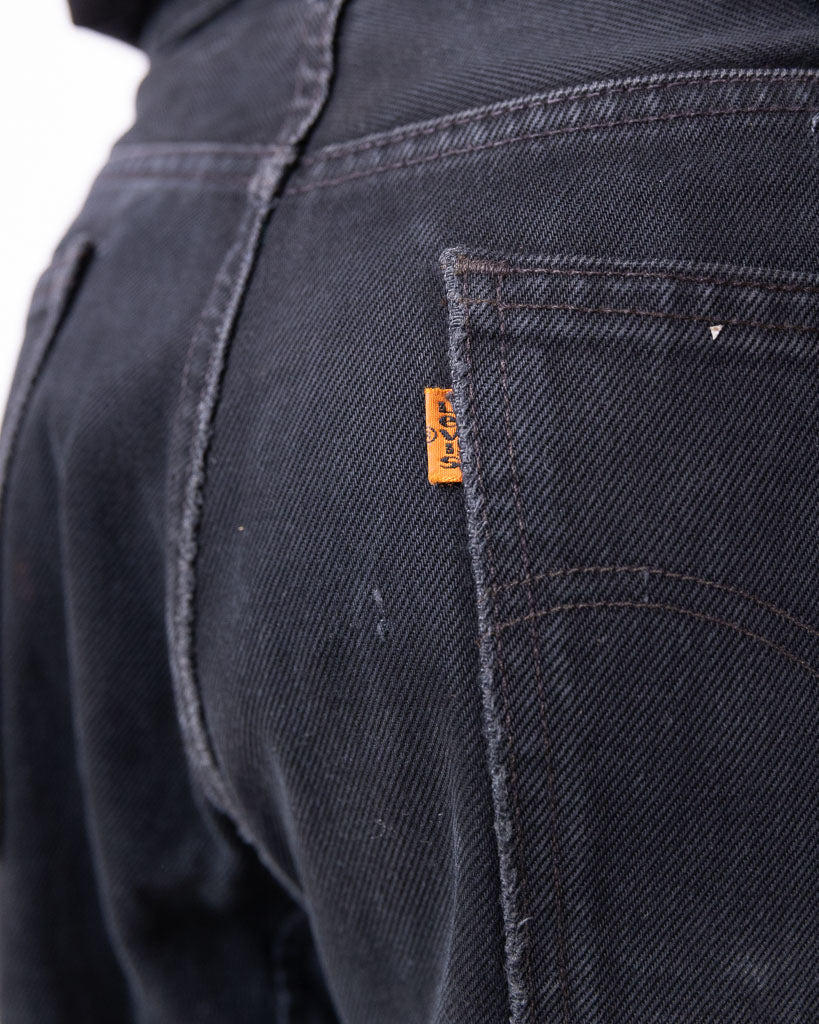 Vintage Levis 615 Orange Tab Denim Black