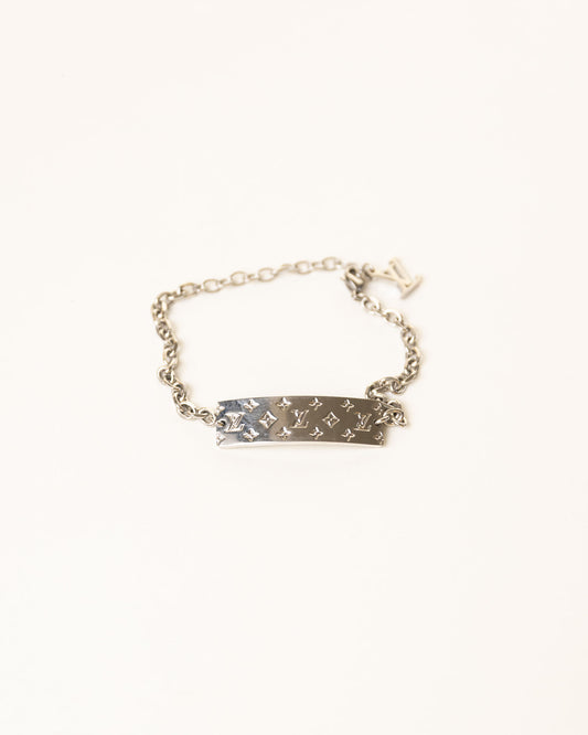 Louis Vuitton Monogram Bold Bracelet Silver