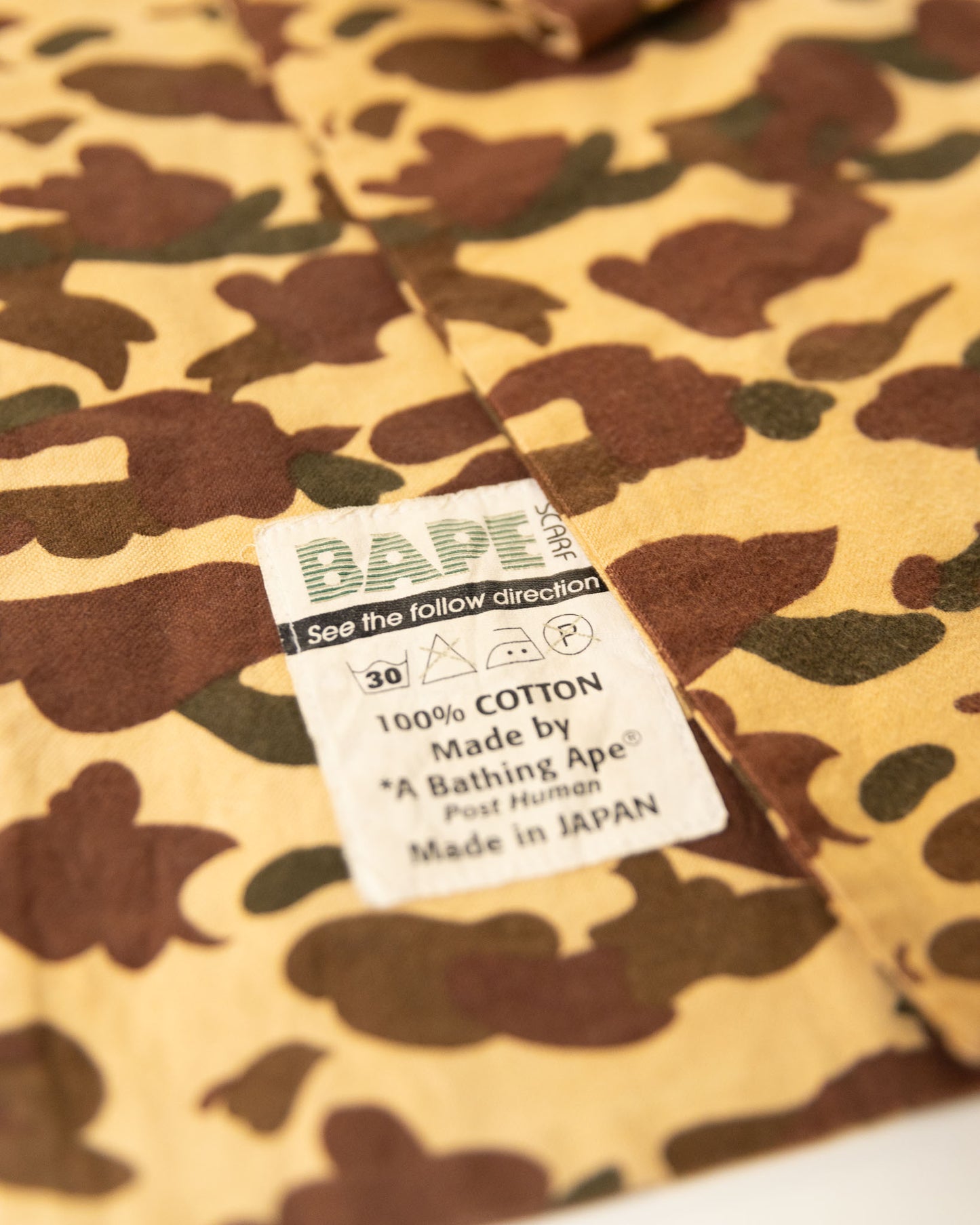 Aape By A Bathing Ape Camo Scarf