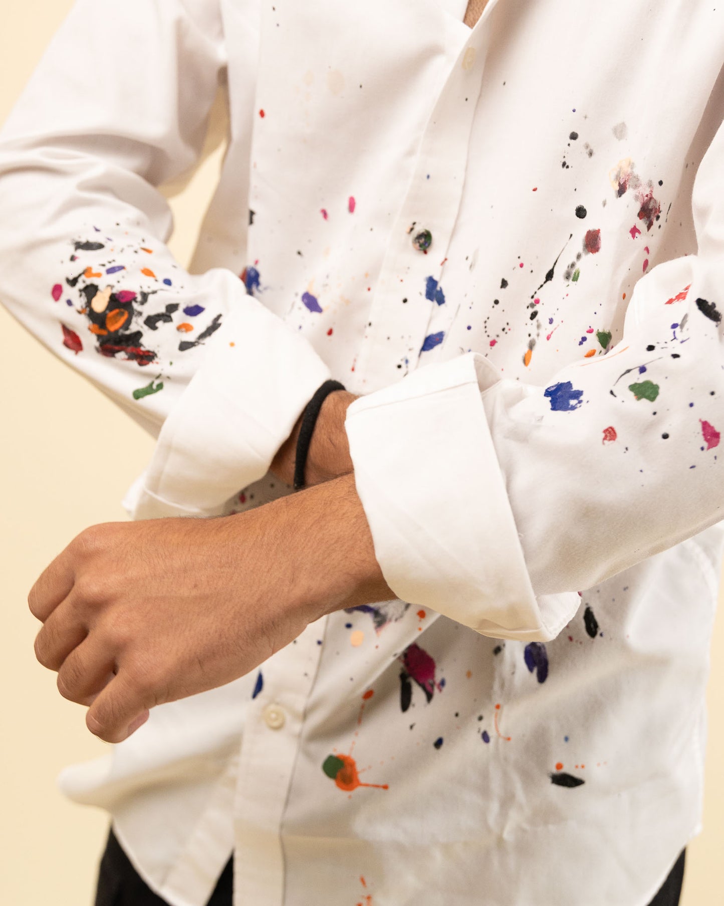 Ziozia Slim Fit Hand Painted Shirt