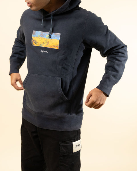 Supreme hoodie painting clearance