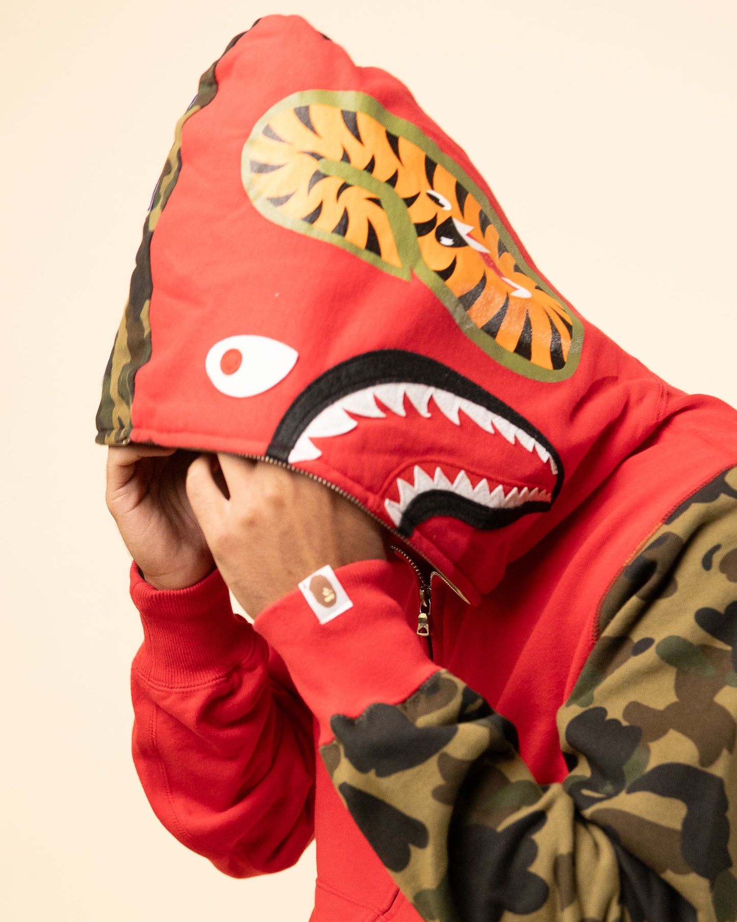 Aape Shark Zip-up Hoodie - Tinkerlust