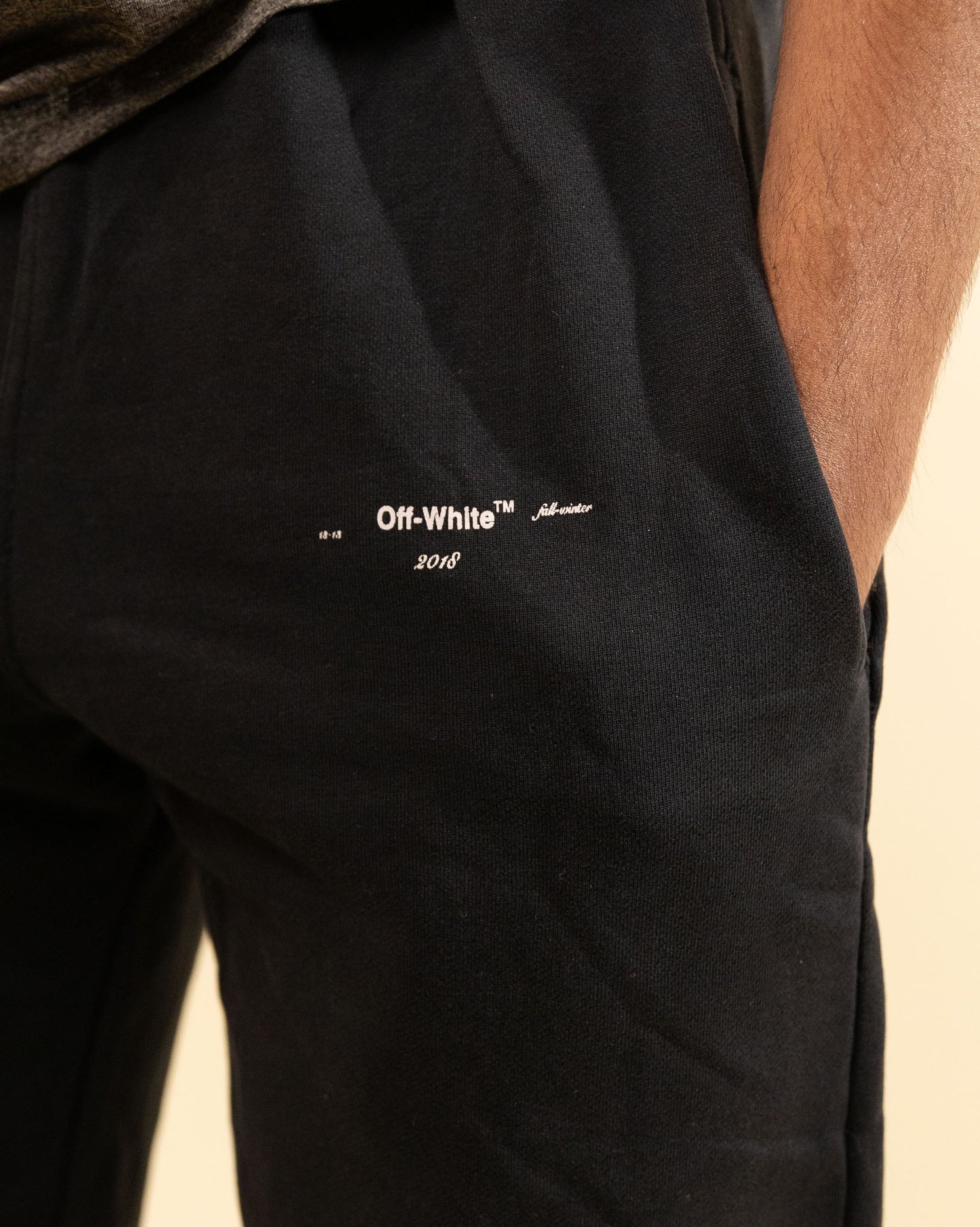 Off White Knitted Sweatpants