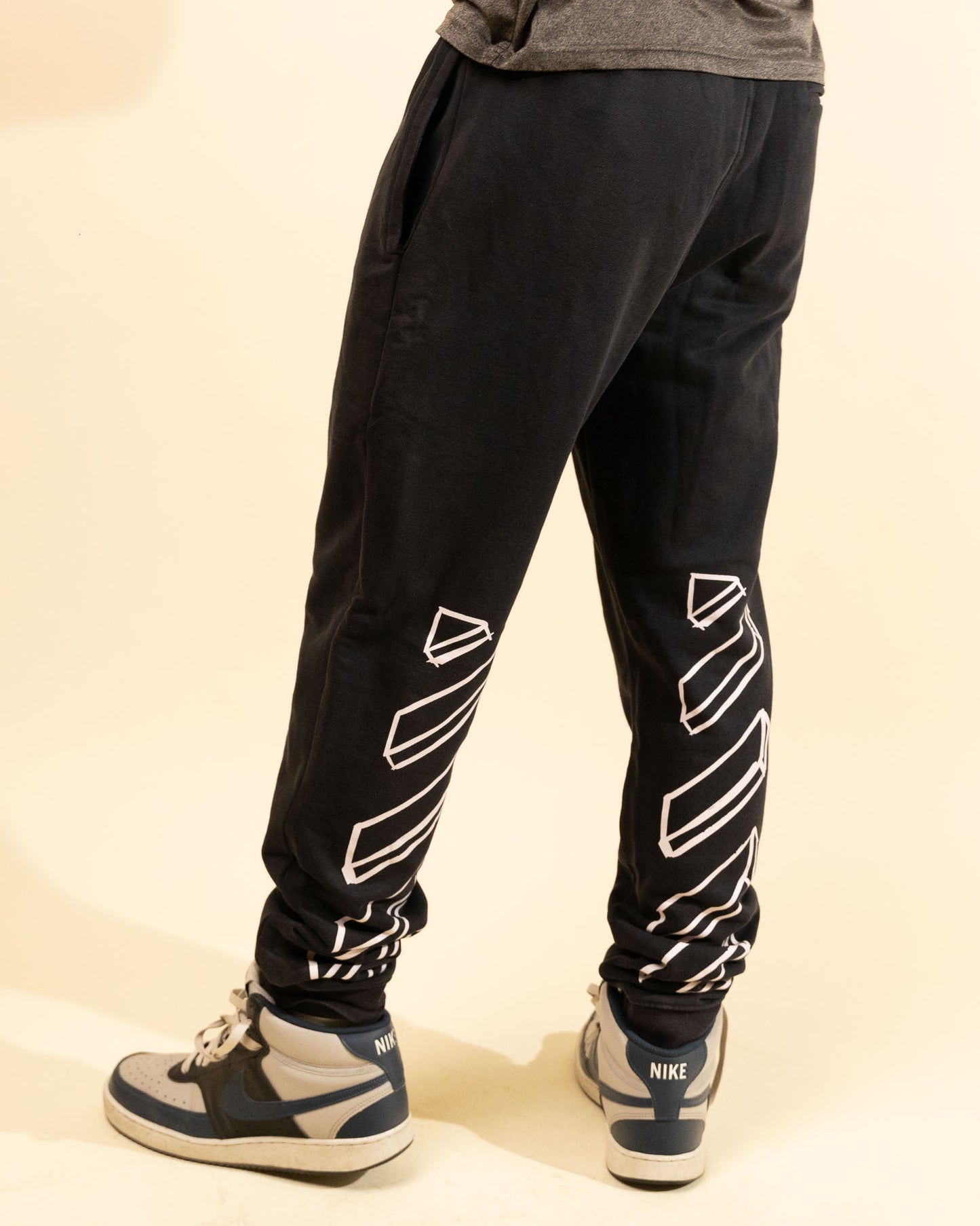 Off White Knitted Sweatpants