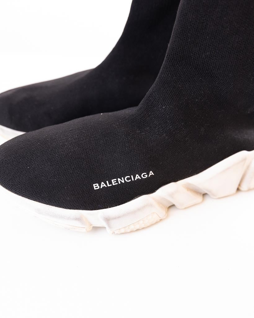 Balenciaga SPeed Trainer - Black And White