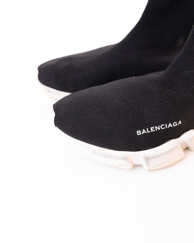 Balenciaga SPeed Trainer - Black And White