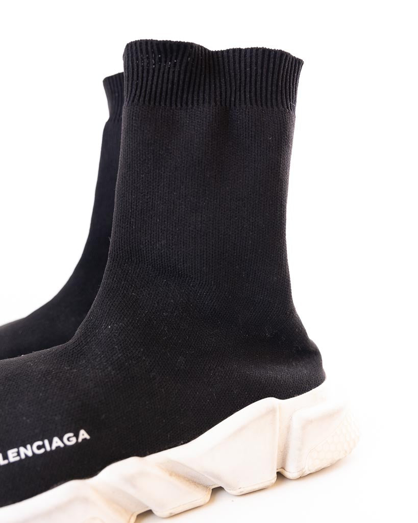 Balenciaga SPeed Trainer - Black And White