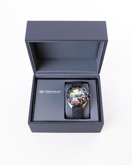 Tag Heuer Formula 1 Alec Monopoly Black Strap Watch