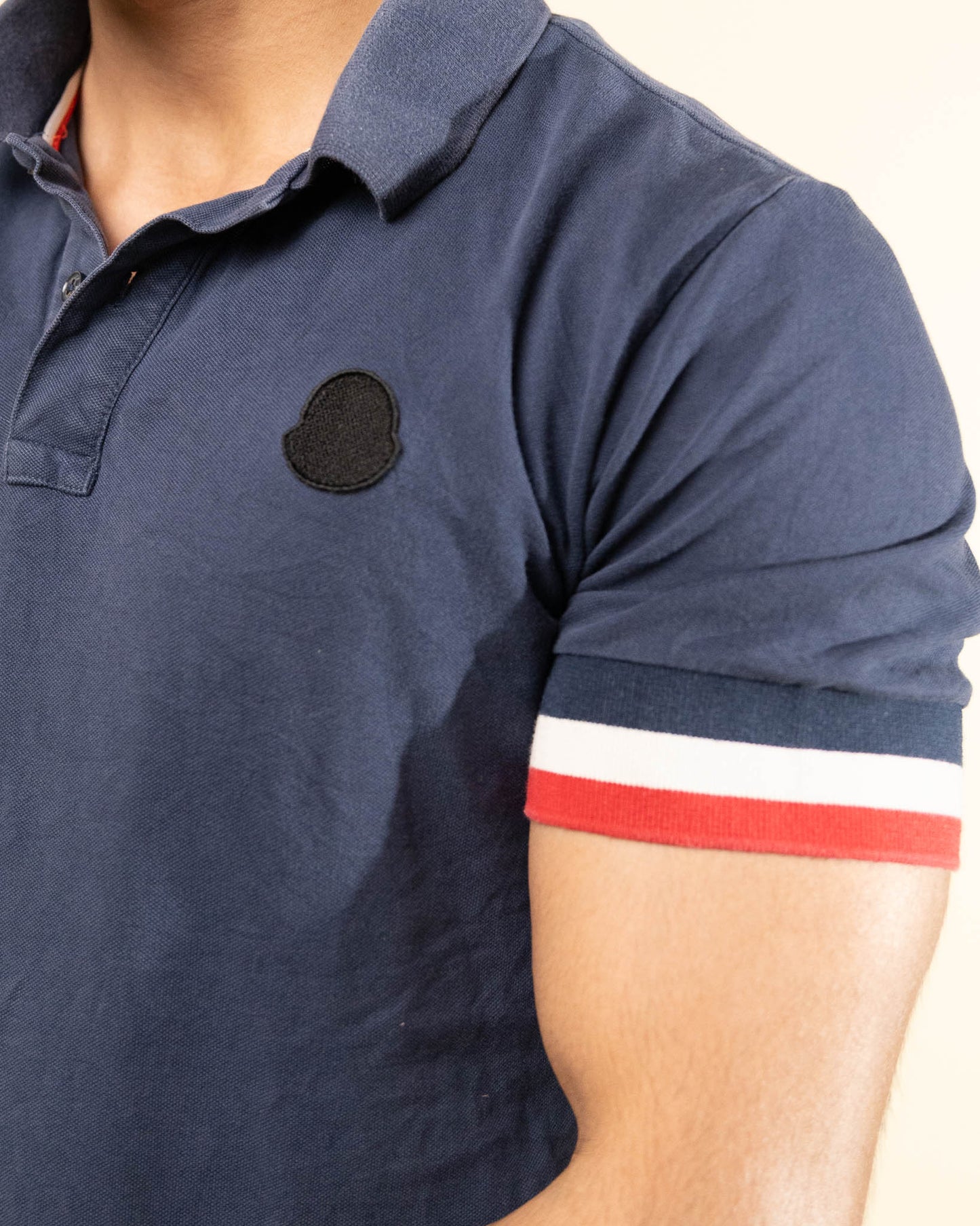 Moncler Logo-Patch Polo T-Shirt