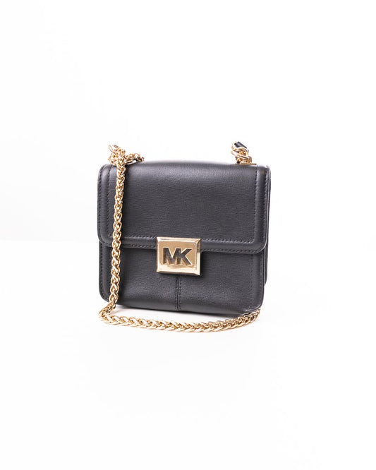 Micheal Kors Black Sonia Small Crossbody Bag - Black