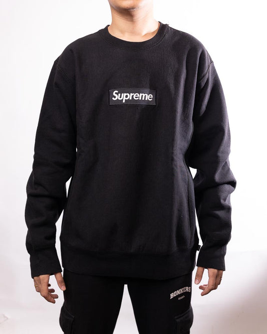 Supreme Box Logo Crewneck (Fw15) - Black