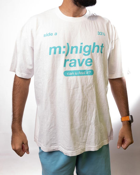 Asap Rocky Midnight Rave Tshirt - White