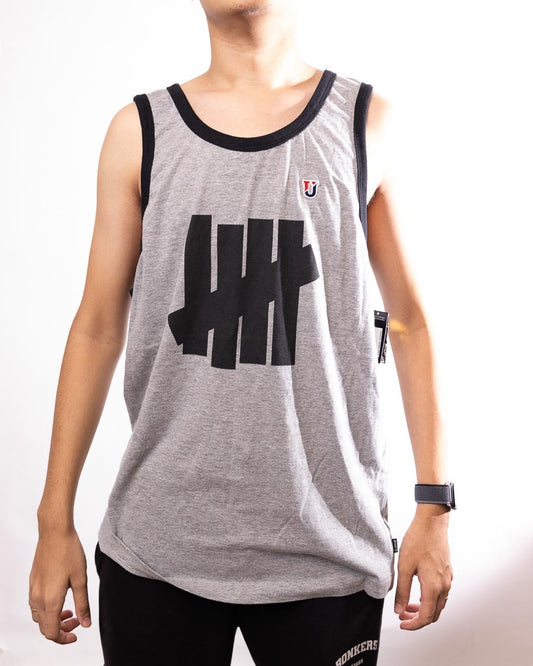 Undefeated Grey Five Strike Tank Top