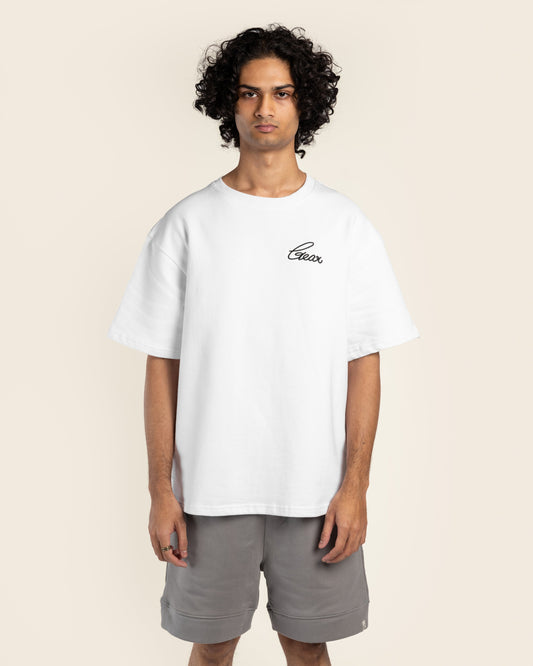 WHITE SIGNATURE TEE