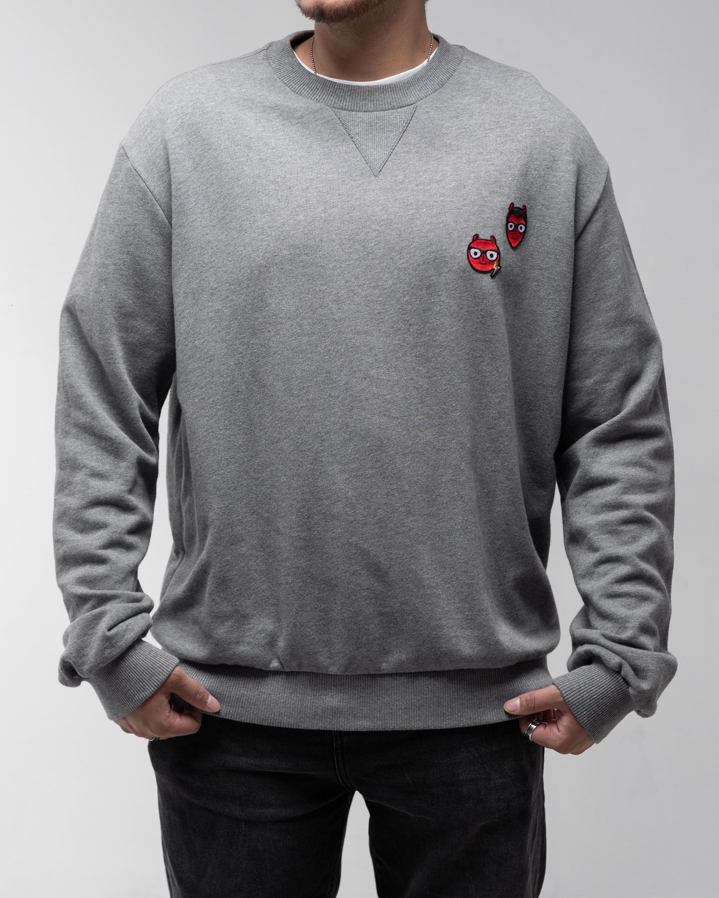 Dolce & Gabbana Grey Sweatshirt Pullover