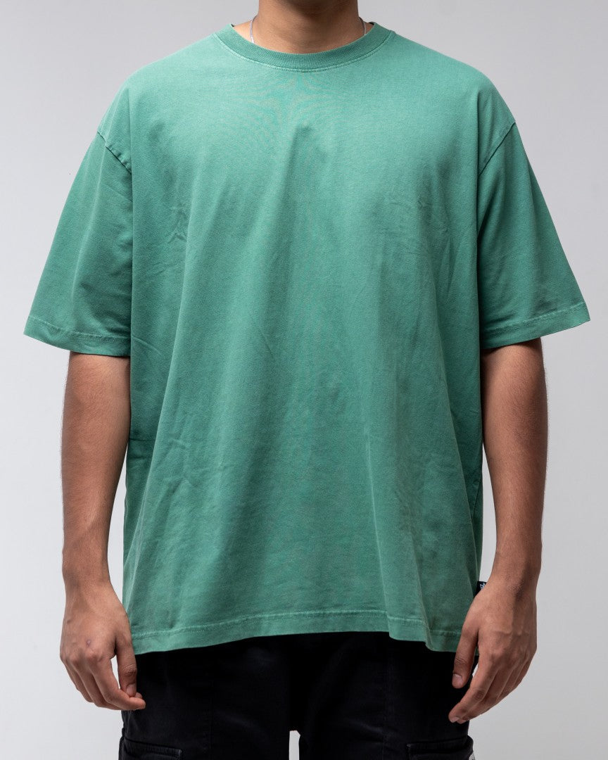 Stussy Heavyweight Pigment Dyed Crew Tee - Pine