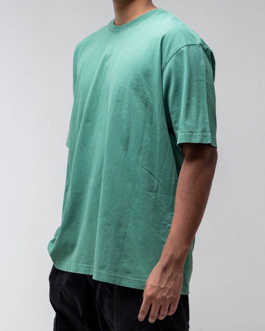 Stussy Heavyweight Pigment Dyed Crew Tee - Pine