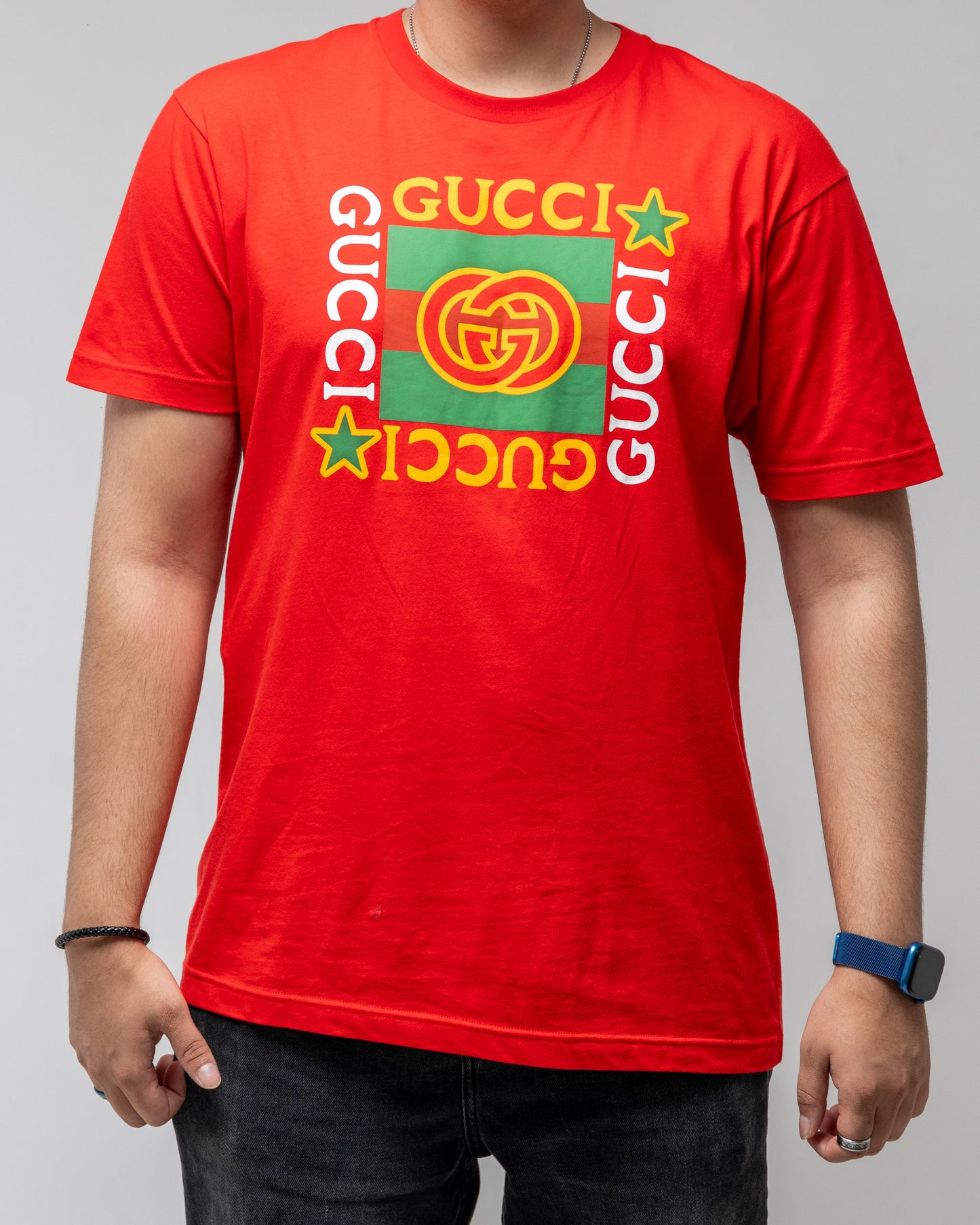 Gucci Retro Red & Green Logo T-shirt