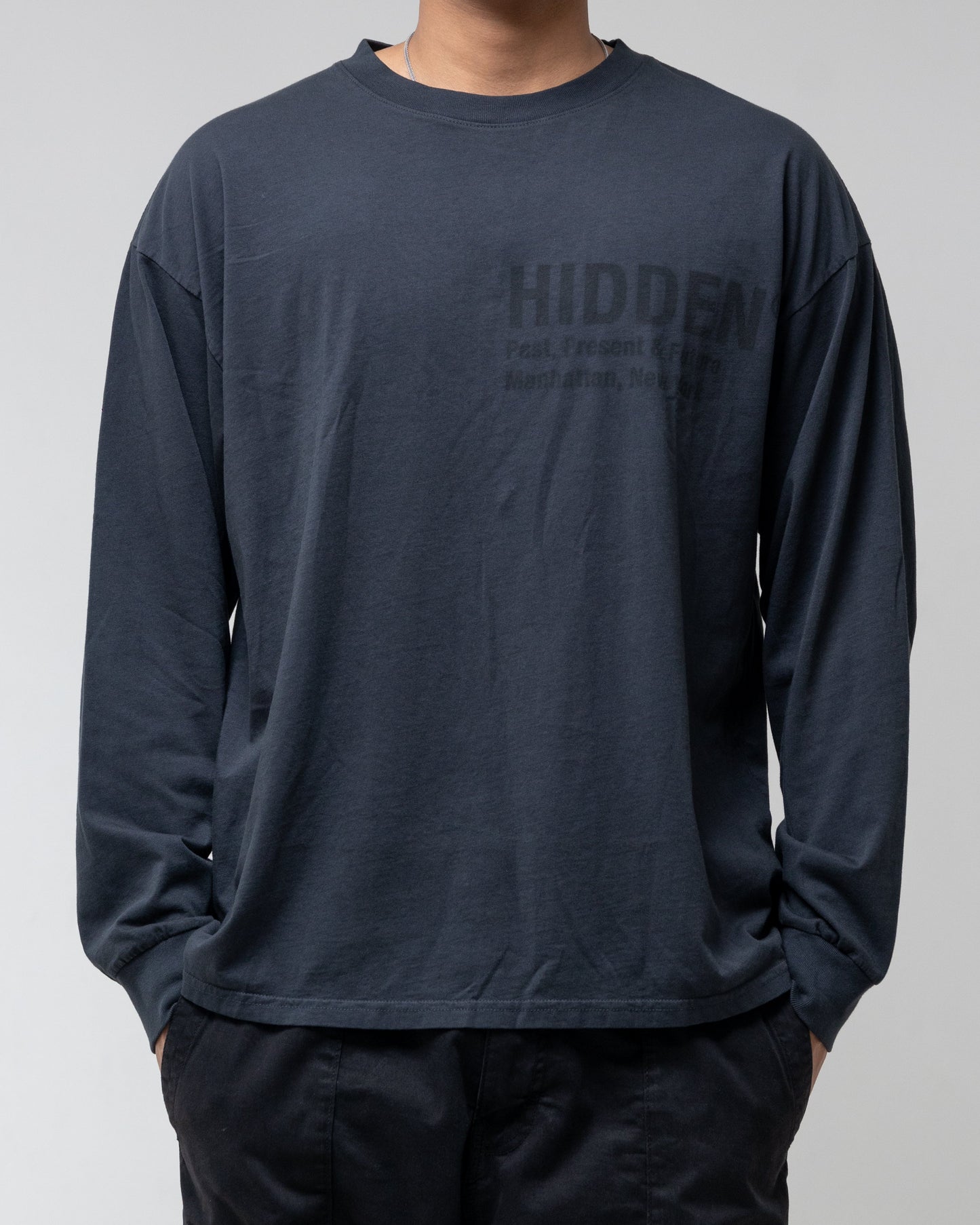 Hidden Vintage H Logo Tee Off Black