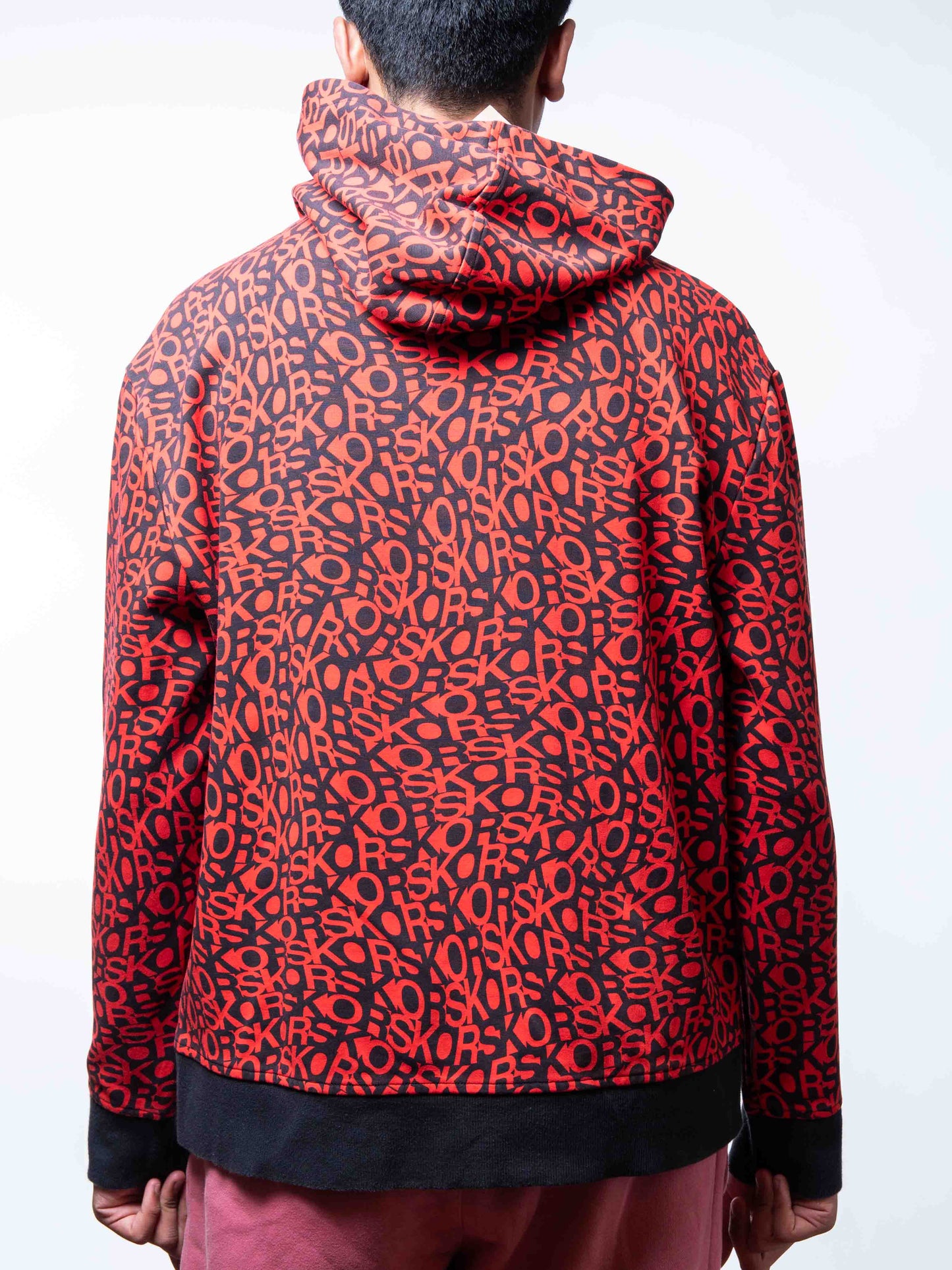 Micheal Kors Graphic Logo Cottton Blend Hoodie