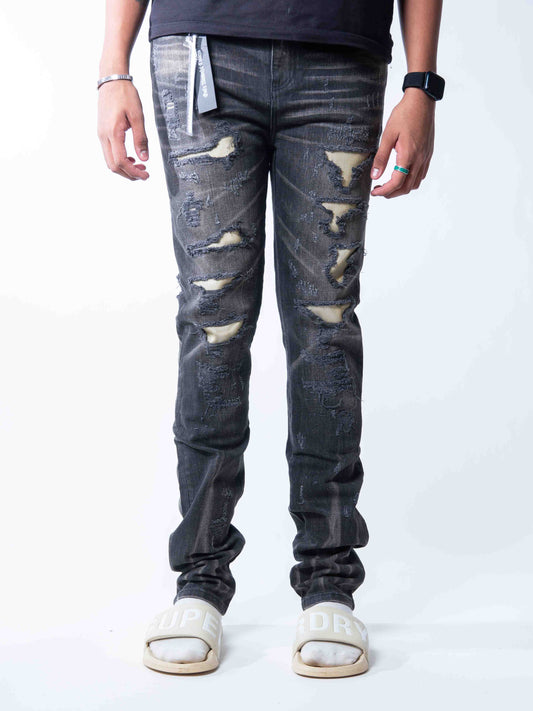 God'S Masterful Children Metallo Jeans Black