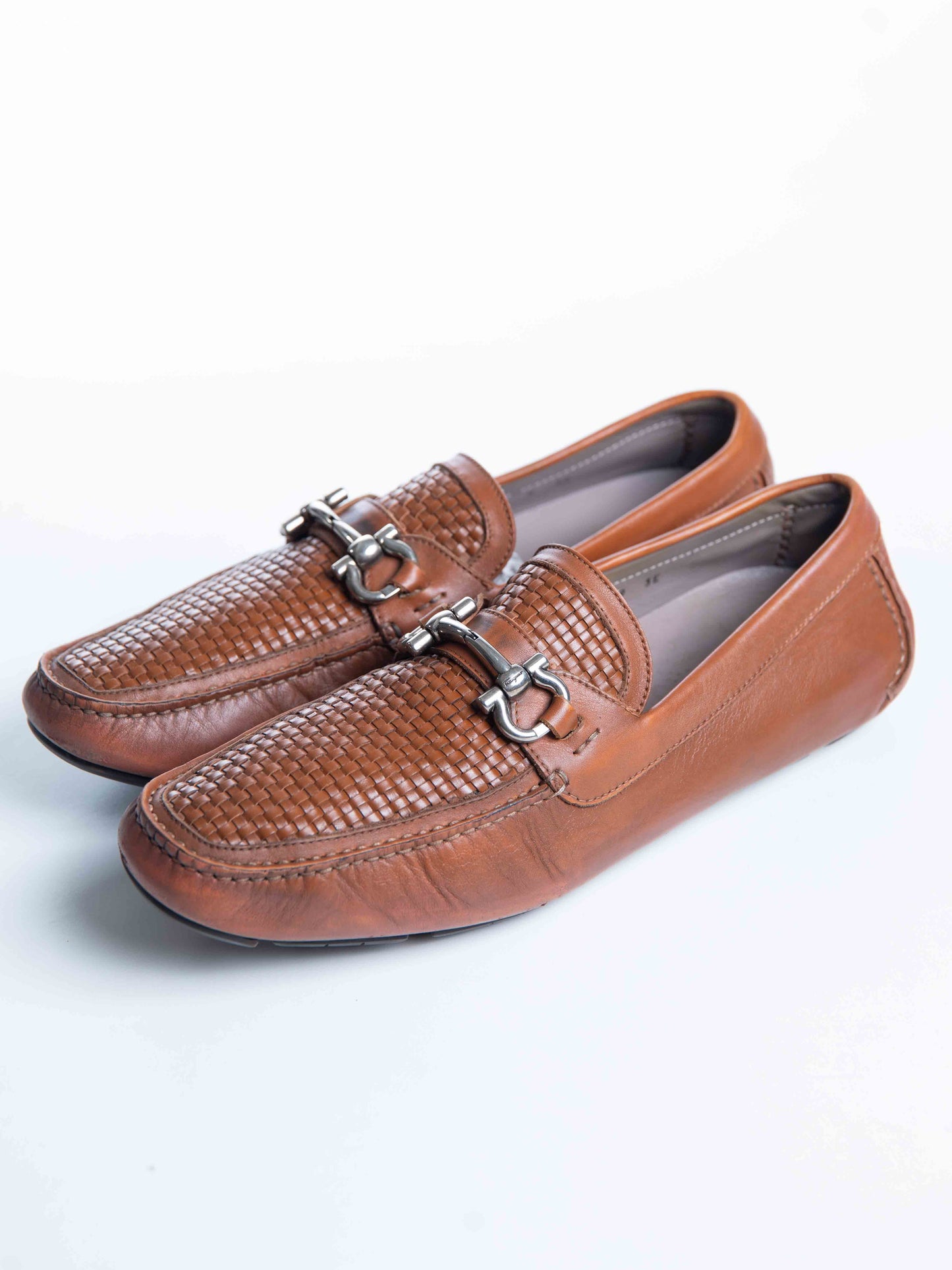 Salvatore Ferragamo Oxford Slip On Brown