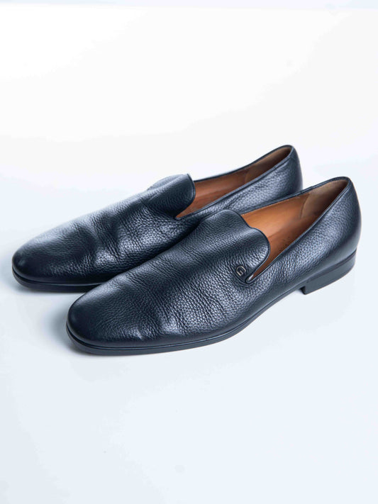 Gucci Black Loafers (Brown Insole)