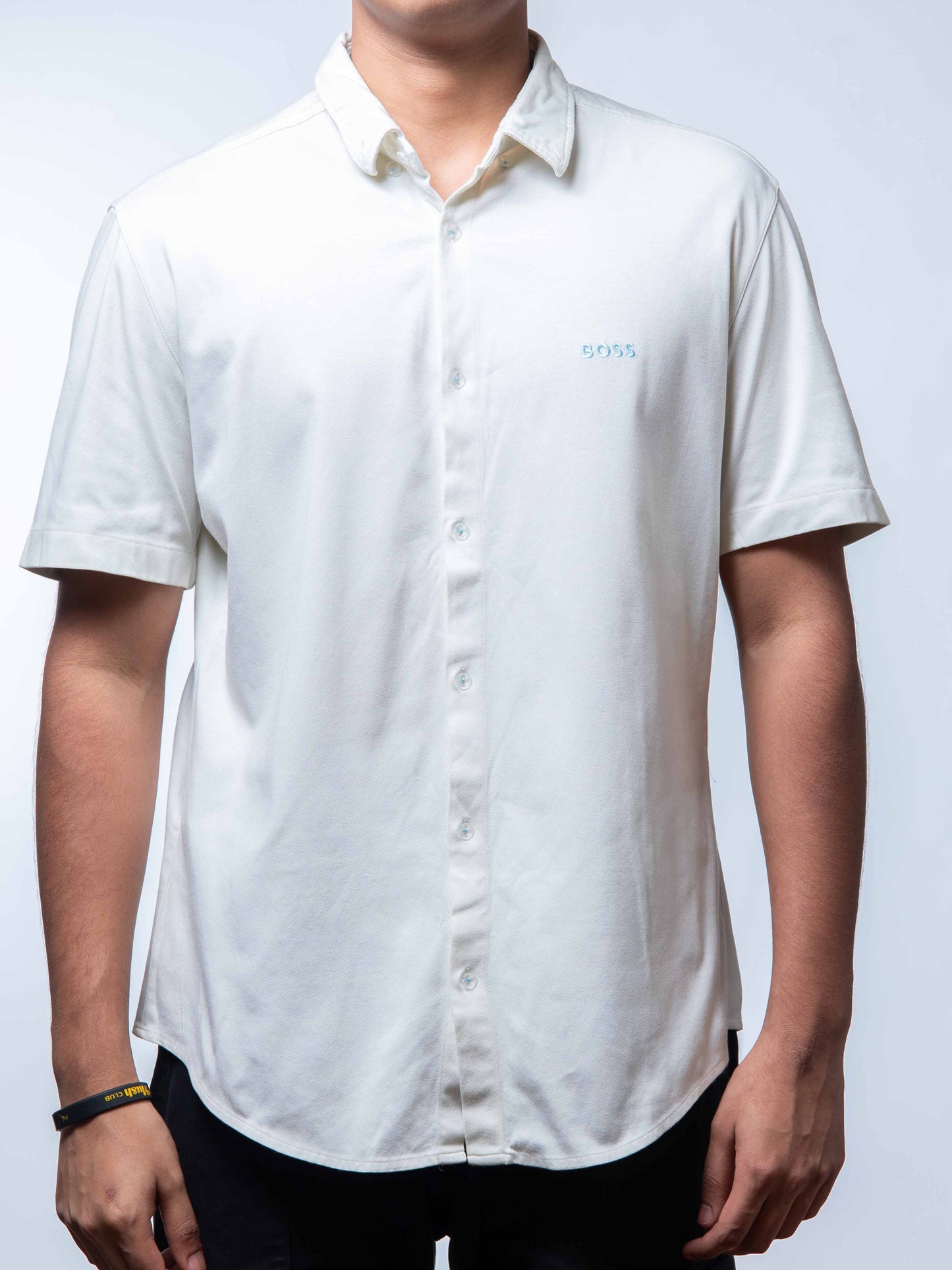 Boss Open White Regualar Fit Shirt