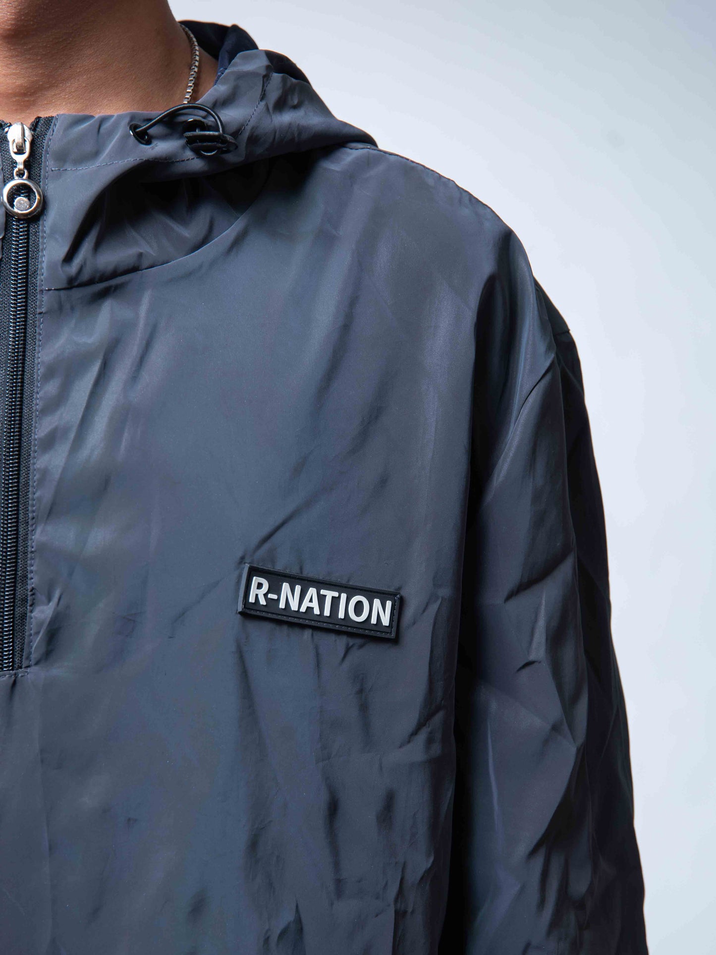 R-Nation Reflective Half Jip Hoodie