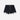 Alexander Wang Crystal Hotfix Logo Fly Relaxed Short - Faded Black