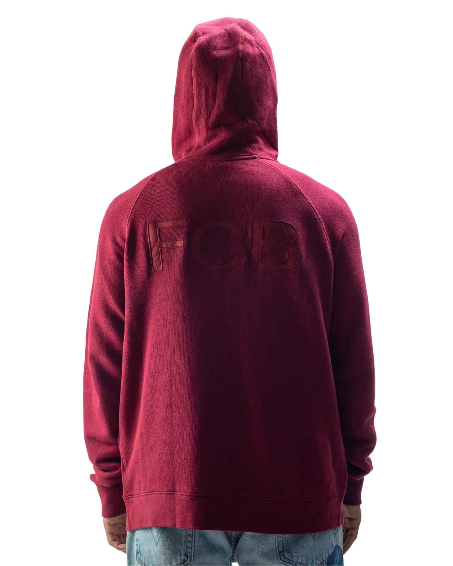 Nike Fcb Football Hoodie Maroon