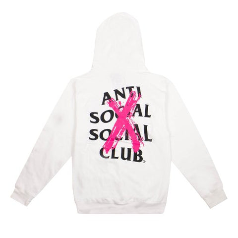 Anti Social Social Club Cancelled Hoodie White