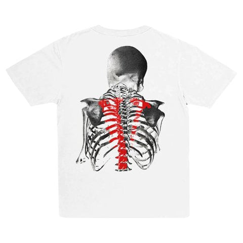 Vlone X Never Broke Again Bones T-Shirt White